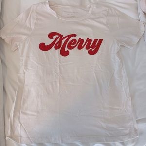 “Merry” Festive Graphic Tee
